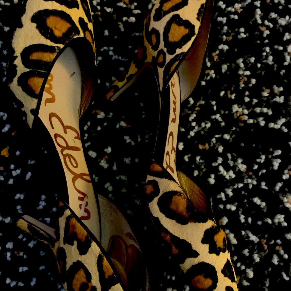 Sam Edelman fur texture shoes